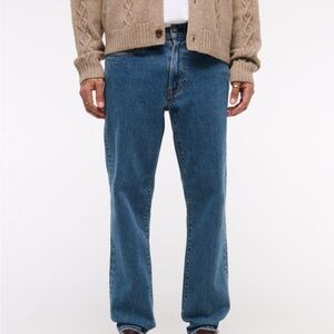 Abercrombie & Fitch Men's Straight Blue Jeans